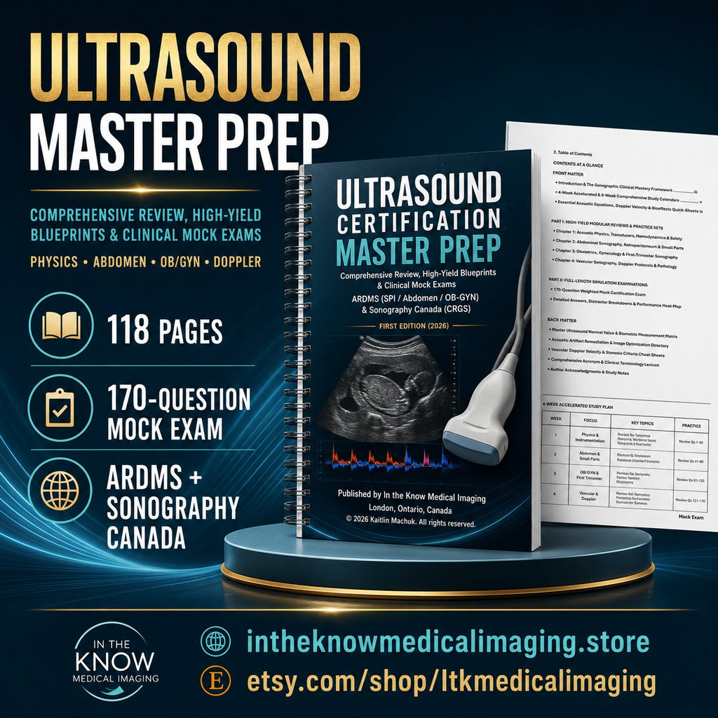 Ultrasound Certification Master Prep: The Complete SPI Physics, Abdominal Sonography, OB/GYN Biometry, and Vascular Doppler Registry Study Guide with 170-Question Mock Exam