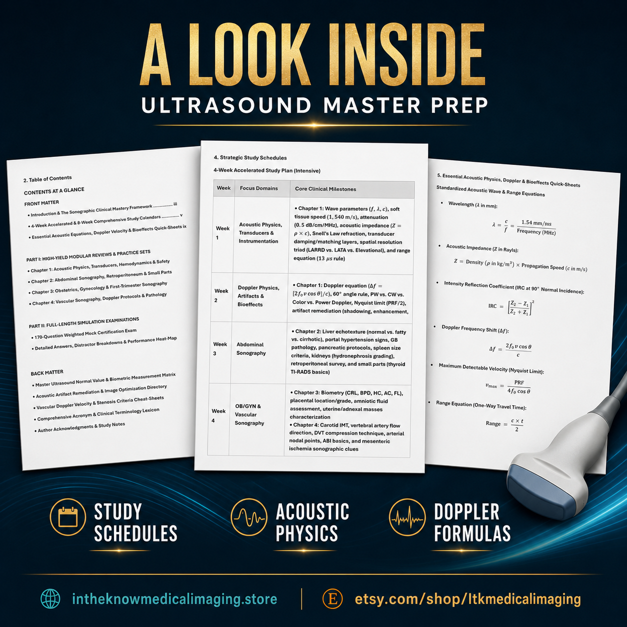 Ultrasound Certification Master Prep: The Complete SPI Physics, Abdominal Sonography, OB/GYN Biometry, and Vascular Doppler Registry Study Guide with 170-Question Mock Exam