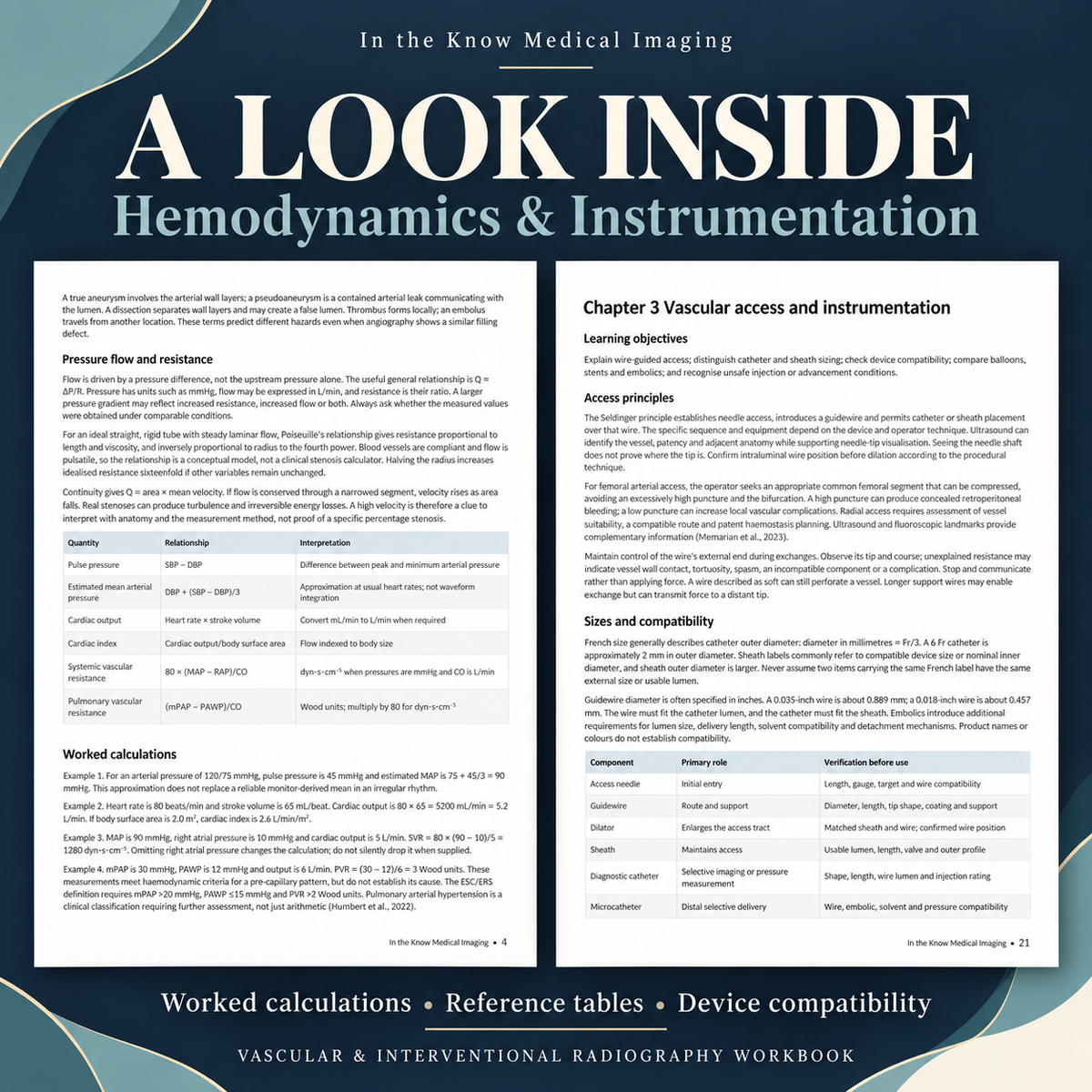 Vascular & Interventional Radiography Workbook: Procedures, Hemodynamics & Instrumentation