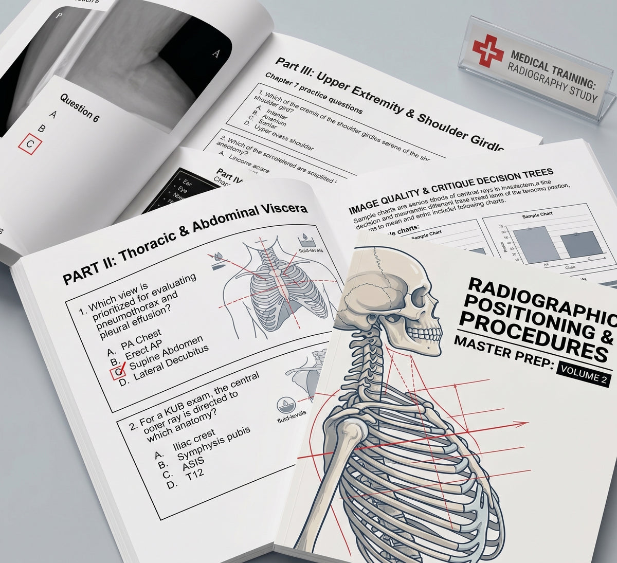 Radiographic Positioning Study Guide, ARRT R Exam Prep, 200 Practice Questions (Digital Download)